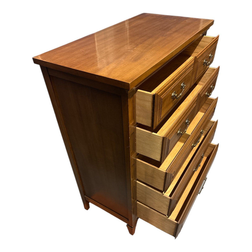 Vintage Kent-Coffey “Serenata” Tall Dresser – Cherry & Tupelo