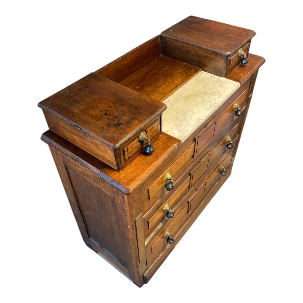 Antique Victorian Eastlake Walnut Dresser c. 1875–1890