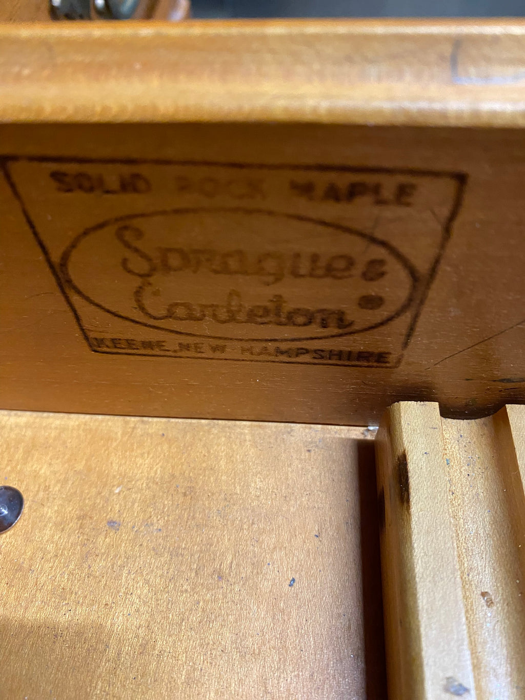 Sprague & Carleton Solid Rock Maple Kneehole Desk