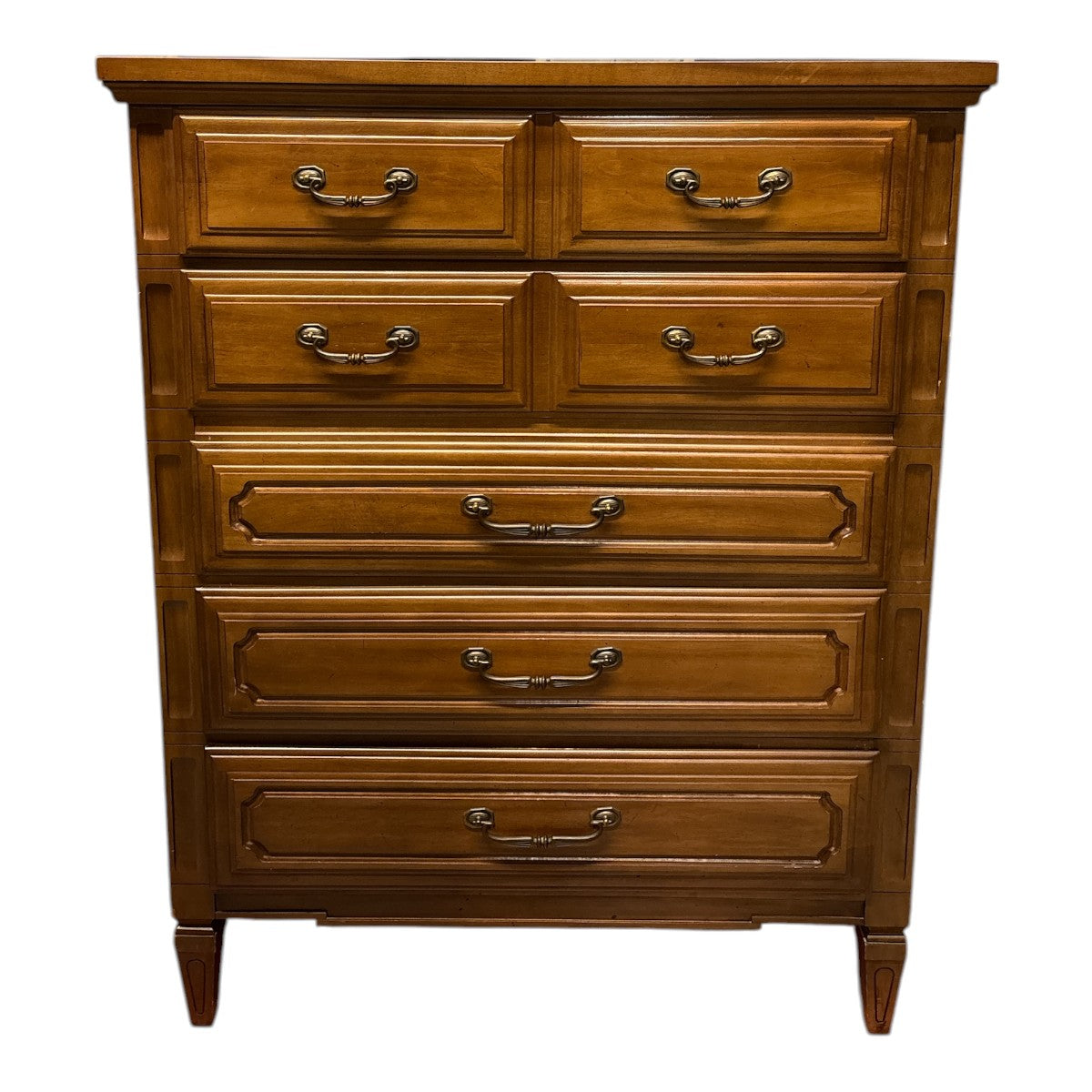 Vintage Kent-Coffey “Serenata” Tall Dresser – Cherry & Tupelo