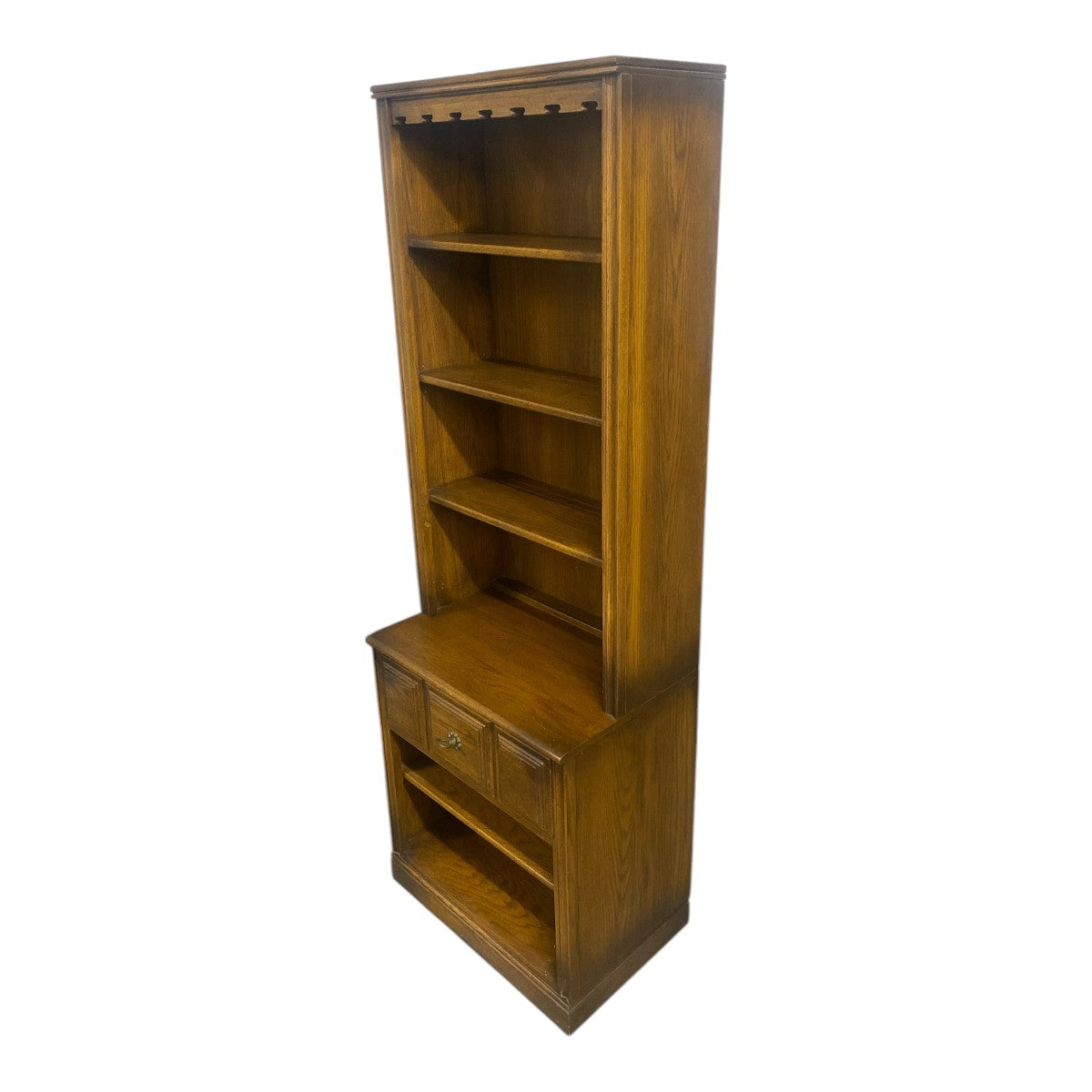 Conant Ball Solid Maple Wall Unit – Bookcase, Hutch, Bar