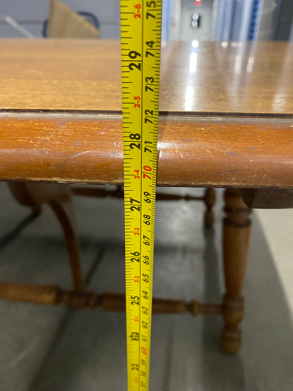Vintage Solid Wood Drop‐leaf Dining Table