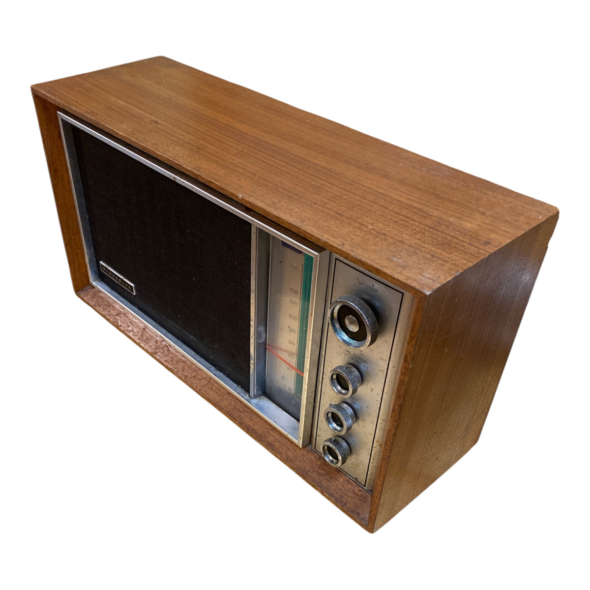 Panasonic RE-6280 AM/FM Tabletop Radio Walnut Cabinet 1970s