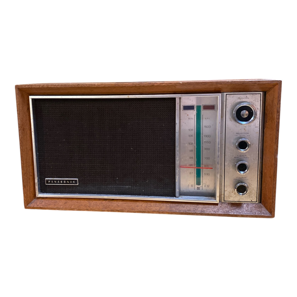 Panasonic RE-6280 AM/FM Tabletop Radio Walnut Cabinet 1970s