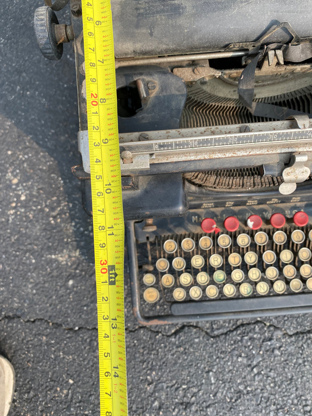 Remington Standard No. 12 Typewriter with Boston Dealer Provenance c.1920s