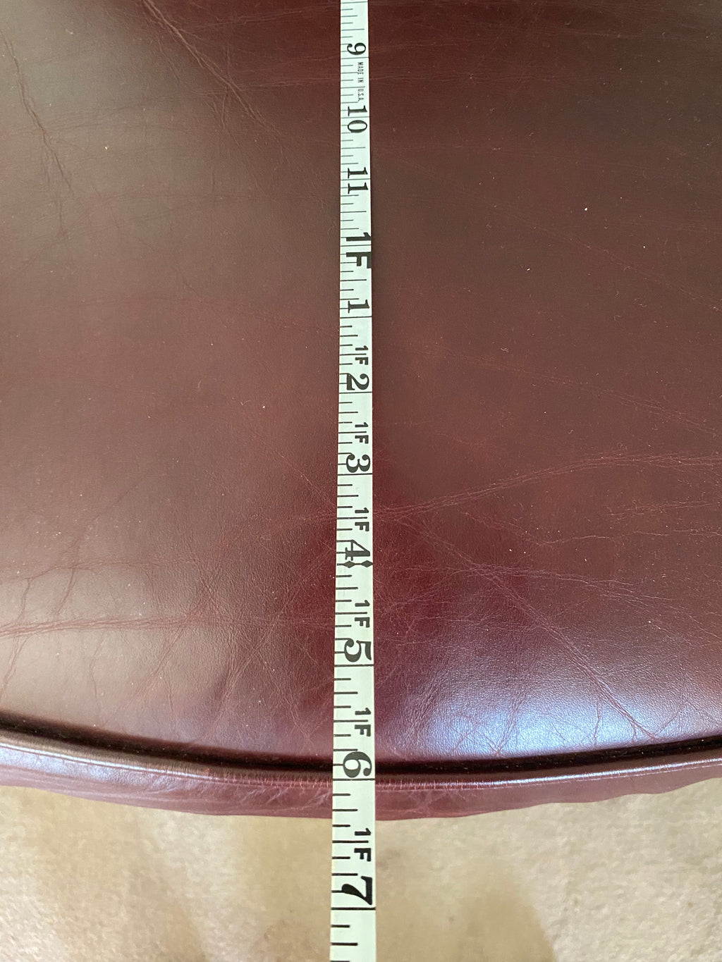Bradenton-Young Leather Arm Chair – Cherry Legs