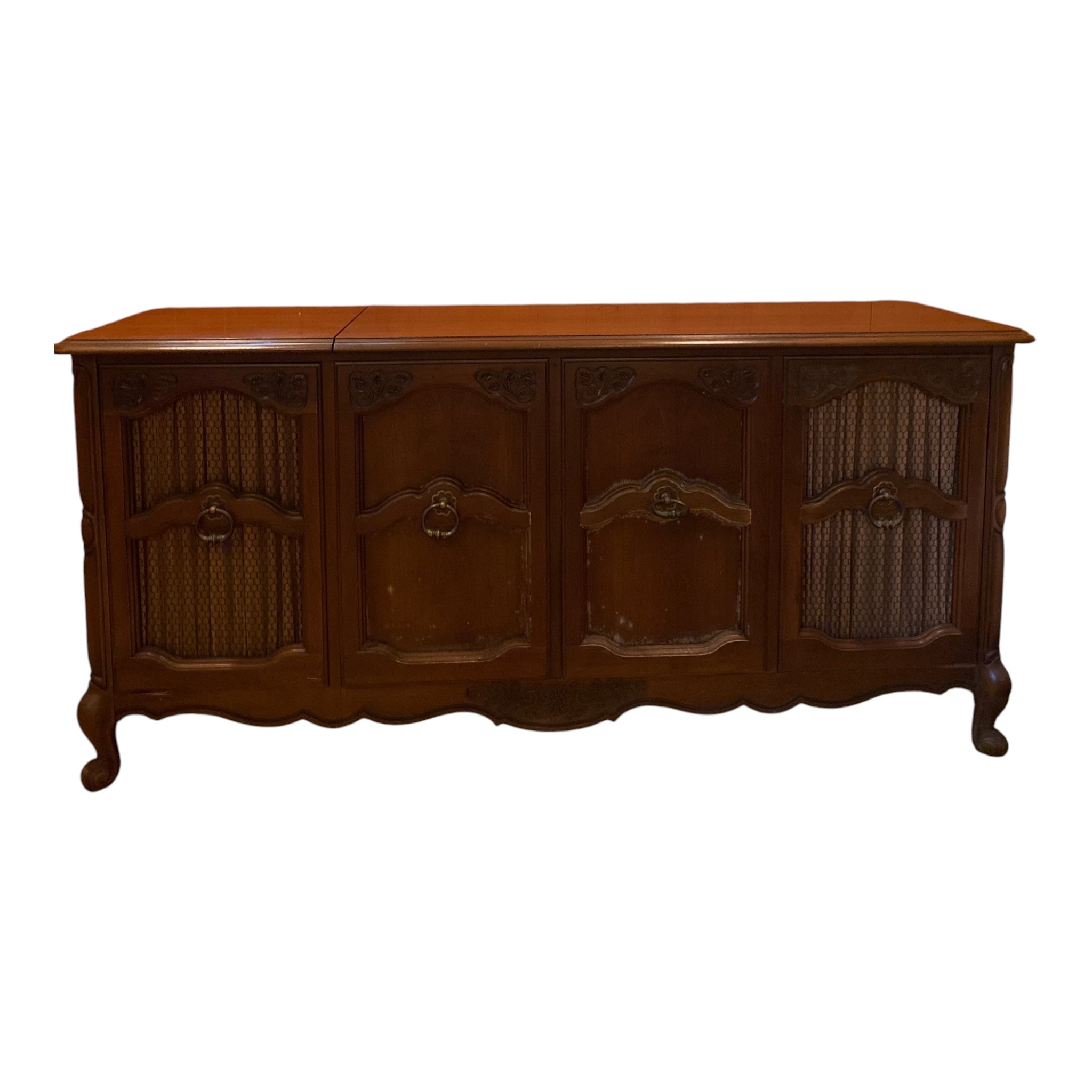 Vintage Scott Console Stereo Cabinet – Working Unit