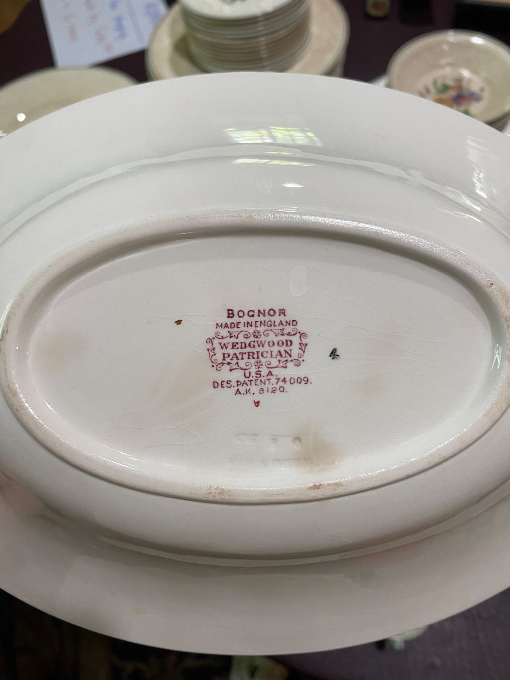 Wedgwood Patrician 'Bognor' Floral Dinnerware Set, England, 60+ Pieces