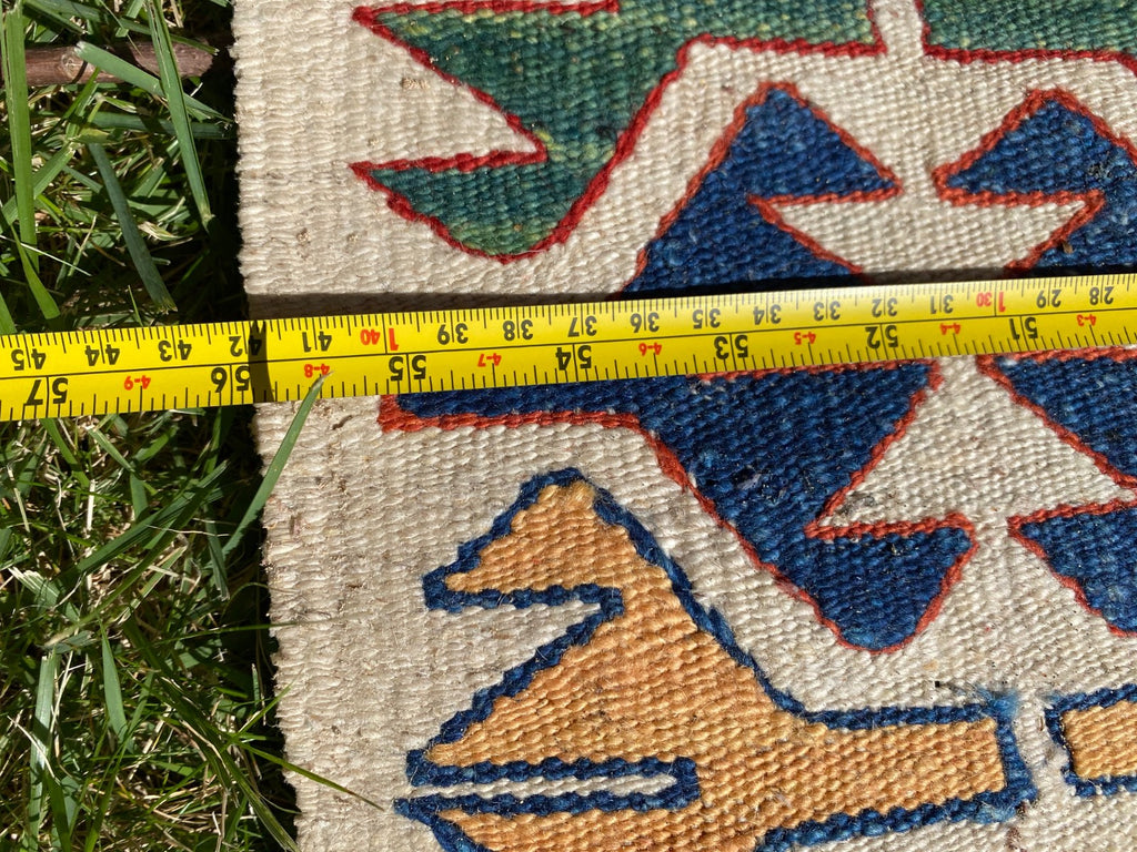 Galeri Cengiz Konya Kilim Turkish Hand-Woven Wool Rug with Certificate