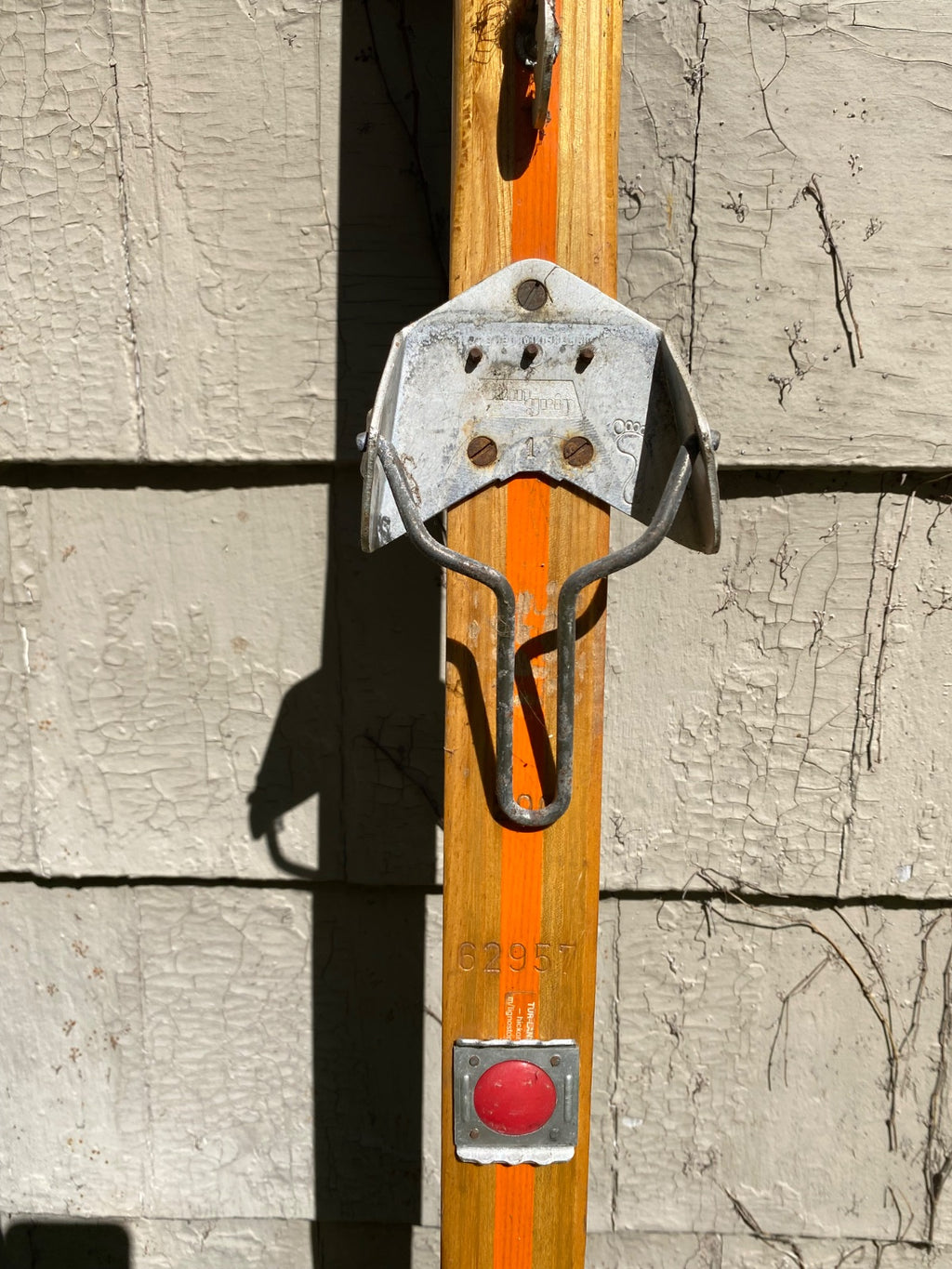 Eggen Norwegian Wooden Cross-Country Skis with Original Cable Bindings, 200cm