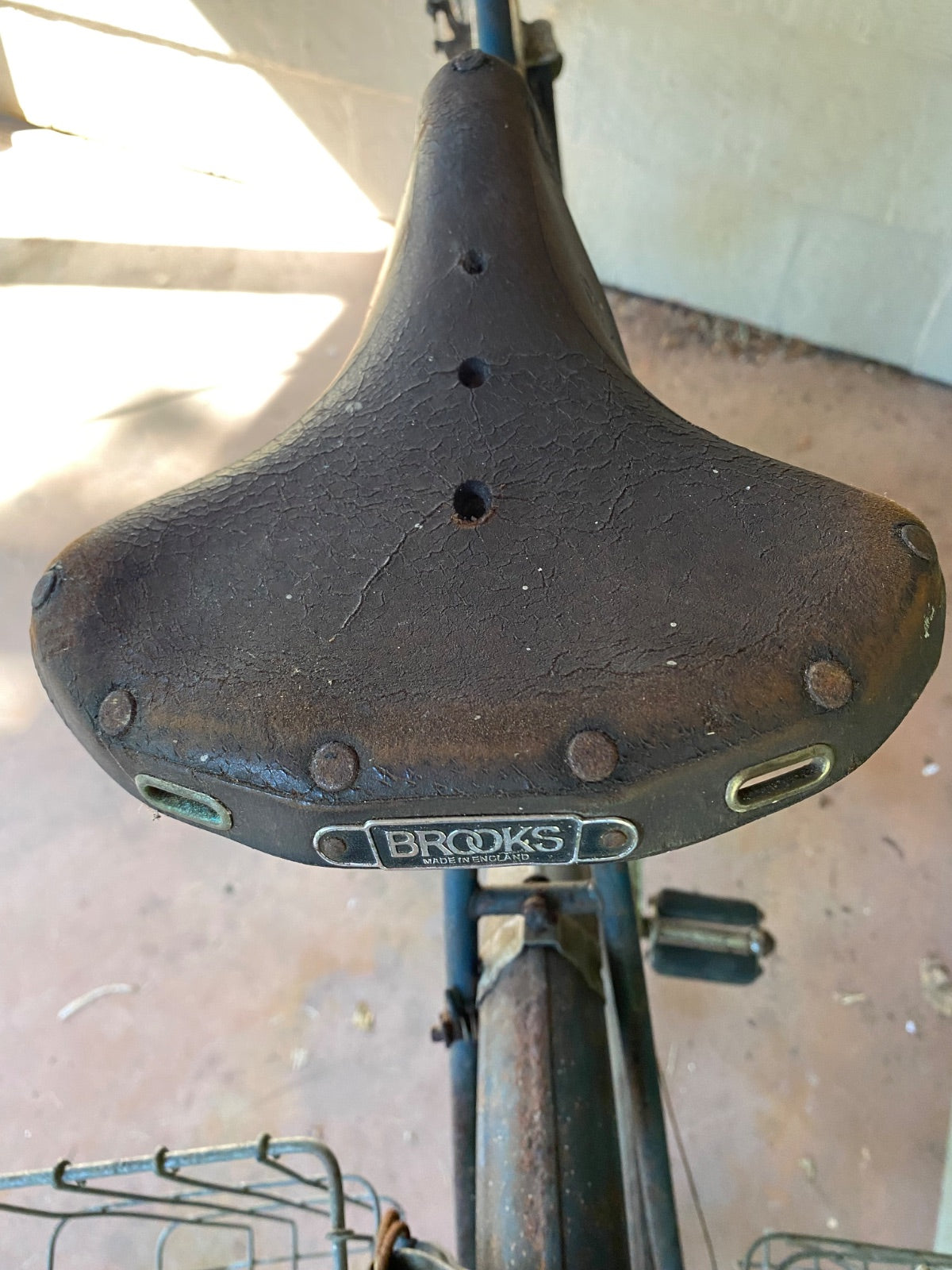 Vintage Humber Sports Ladies Step-Through Bicycle with Rear Basket, British Made