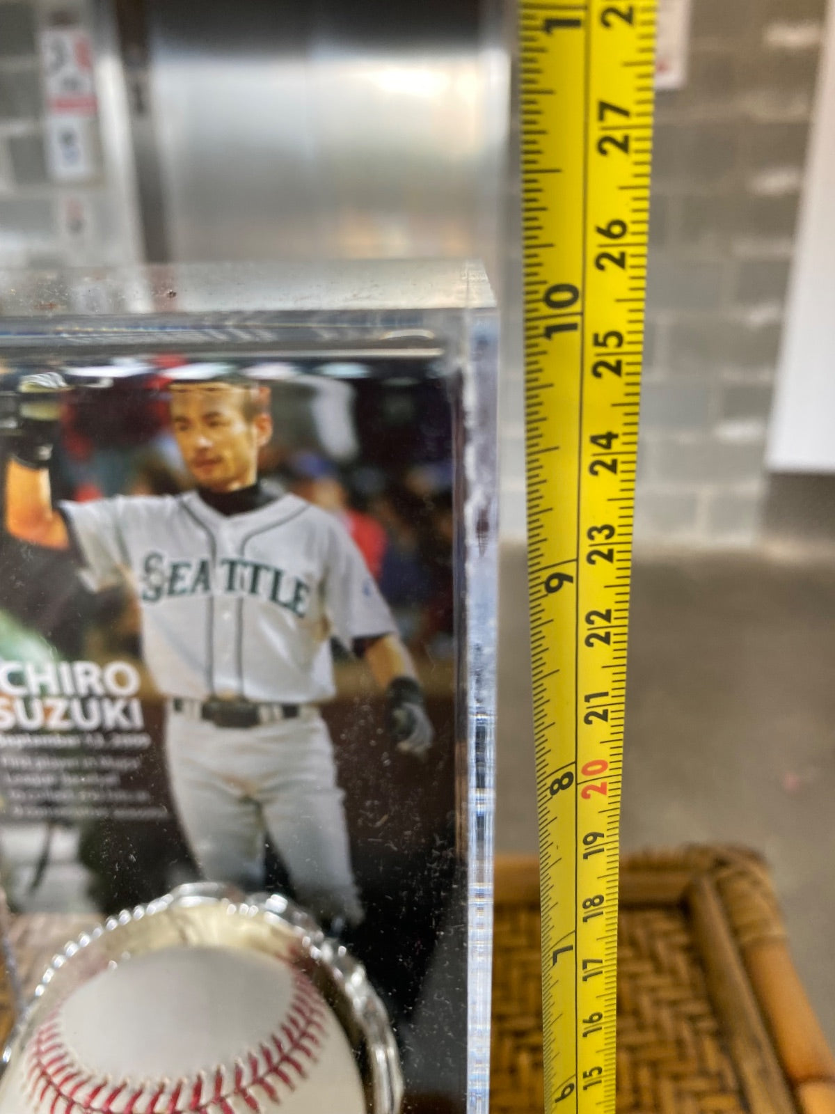 Ichiro Suzuki Signed Baseball in Commemorative Display Case - 2009 200-Hit Recor