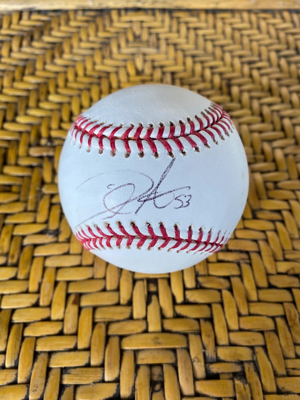 Autographed Rawlings Official MLB Baseball #53 Selig Era Signed Collectible
