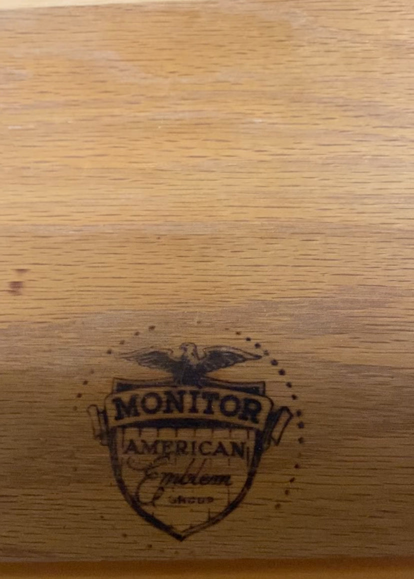 Vintage Monitor “American Emblem” Solid Wood Dresser