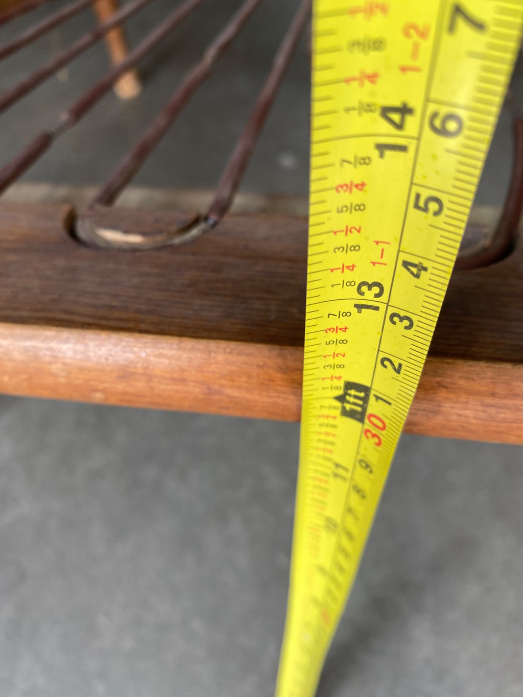 Mid-Century Danish-Style Lounge Chair Frame, Solid Walnut, Sculptural Arms
