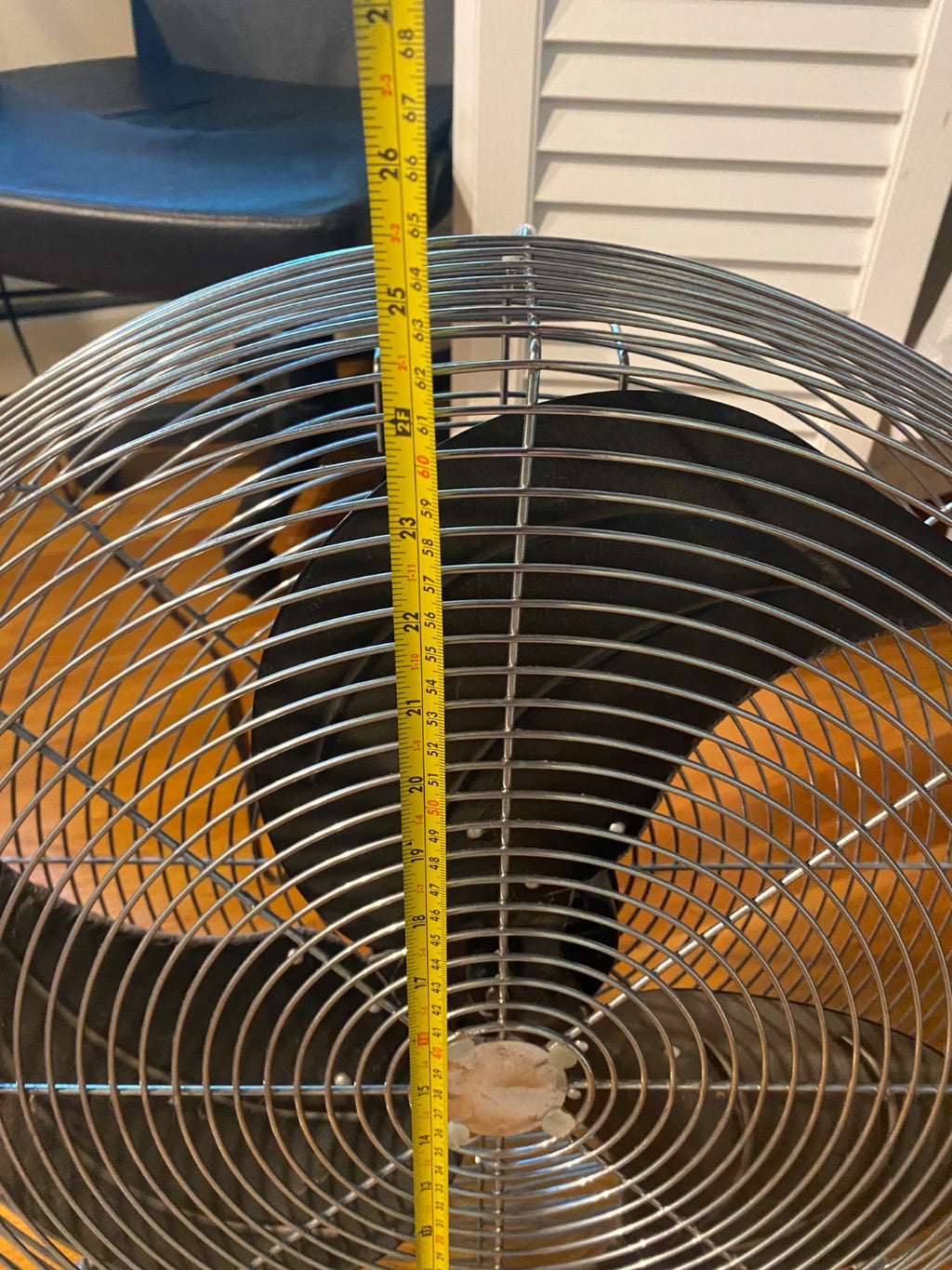 Patton High Velocity 20" Chrome Floor Fan Model U2-2003 — Industrial Workhorse