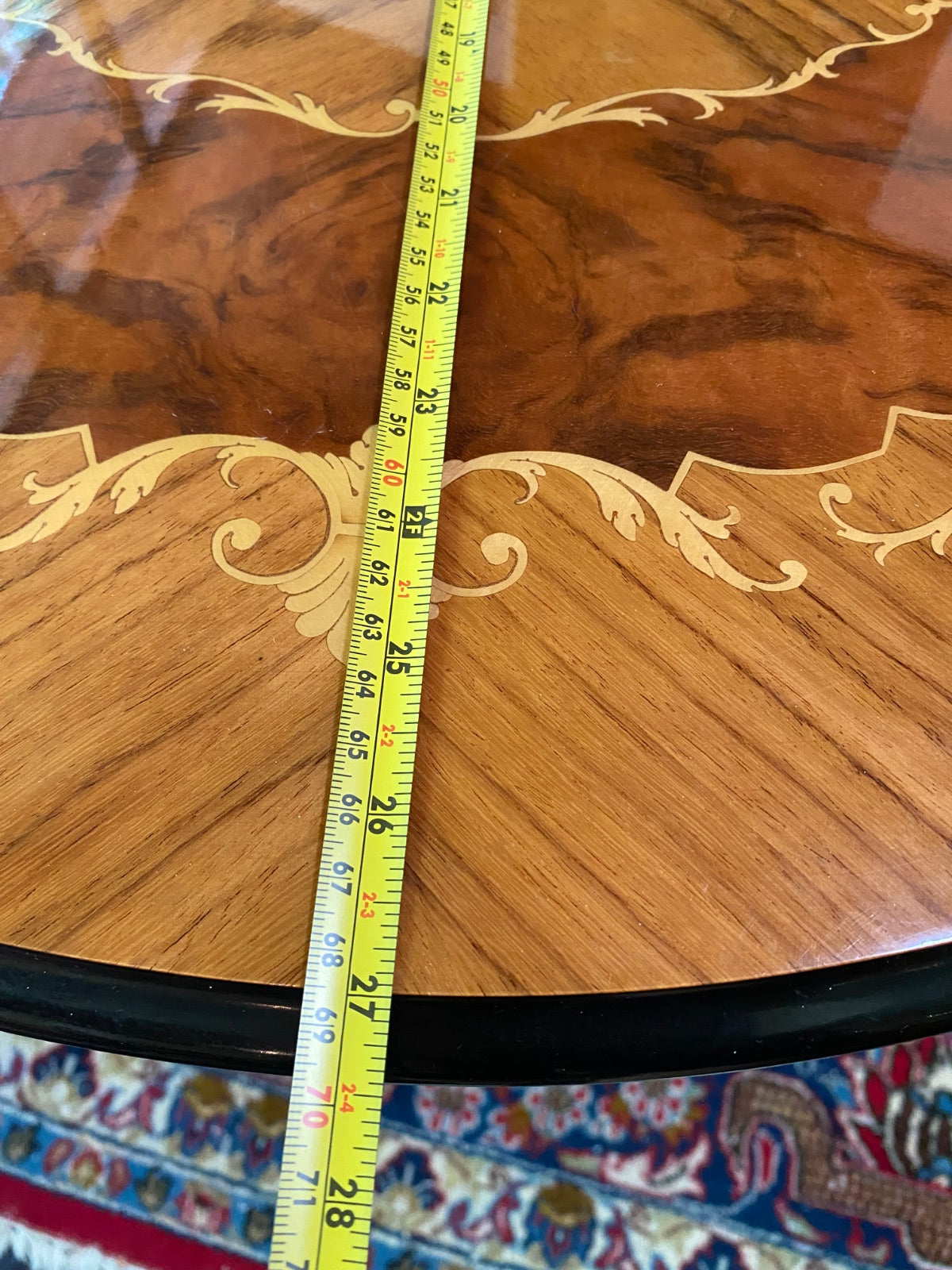Notturno Intarsio Sorrento Italian Marquetry Pedestal Table Round Inlaid Top
