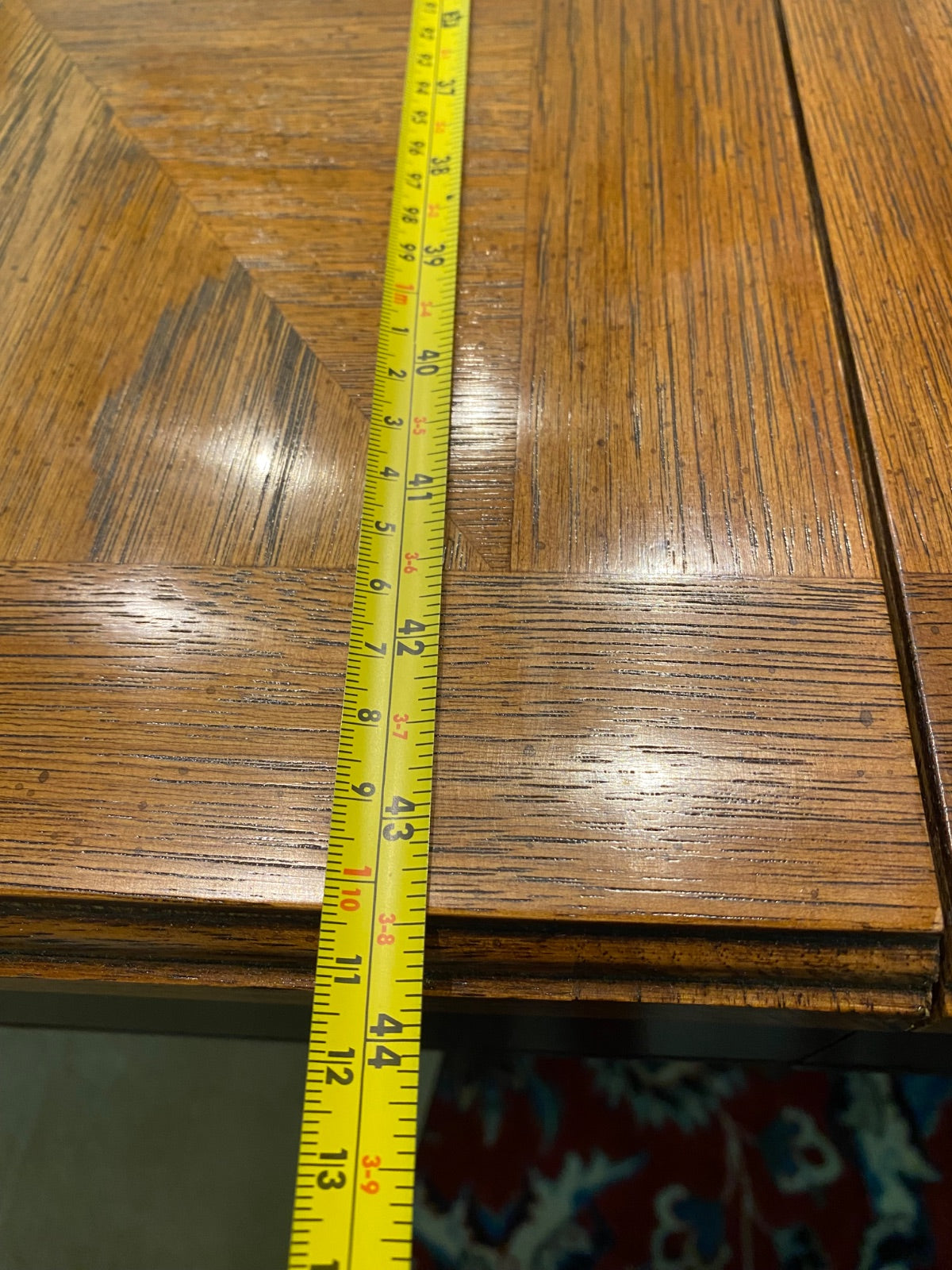 Thomasville Chinoiserie Dining Set — Parquetry Table + 6 Two-Tone Chairs