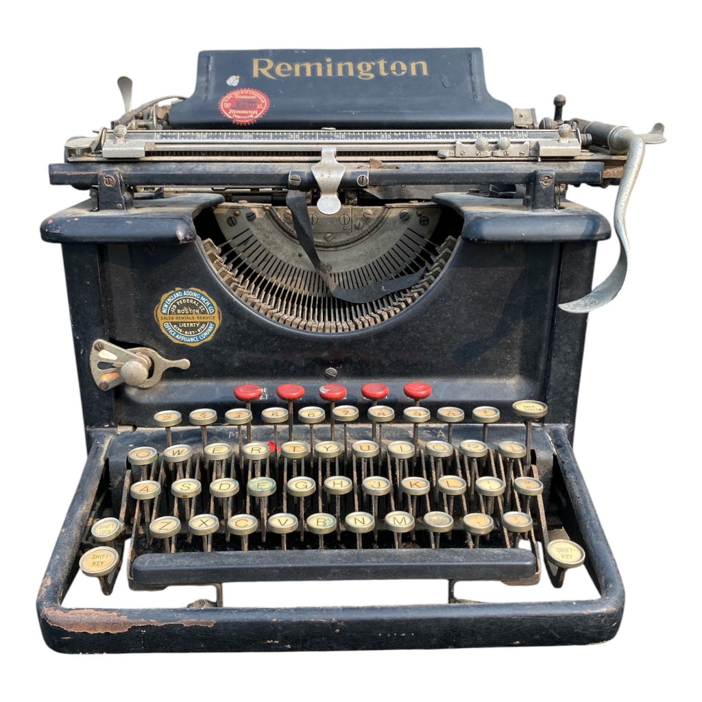 Remington Standard No. 12 Typewriter with Boston Dealer Provenance c.1920s