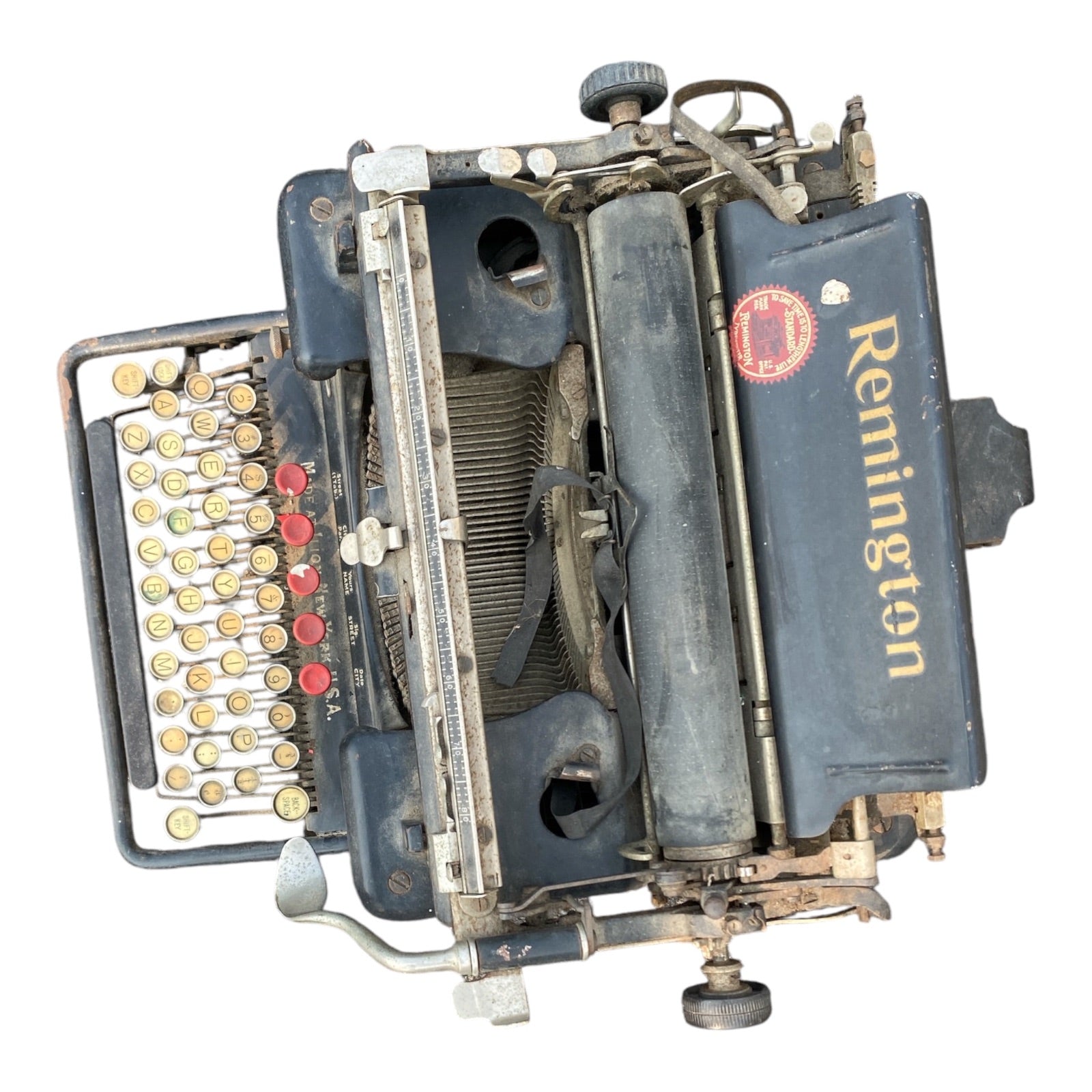 Remington Standard No. 12 Typewriter with Boston Dealer Provenance c.1920s