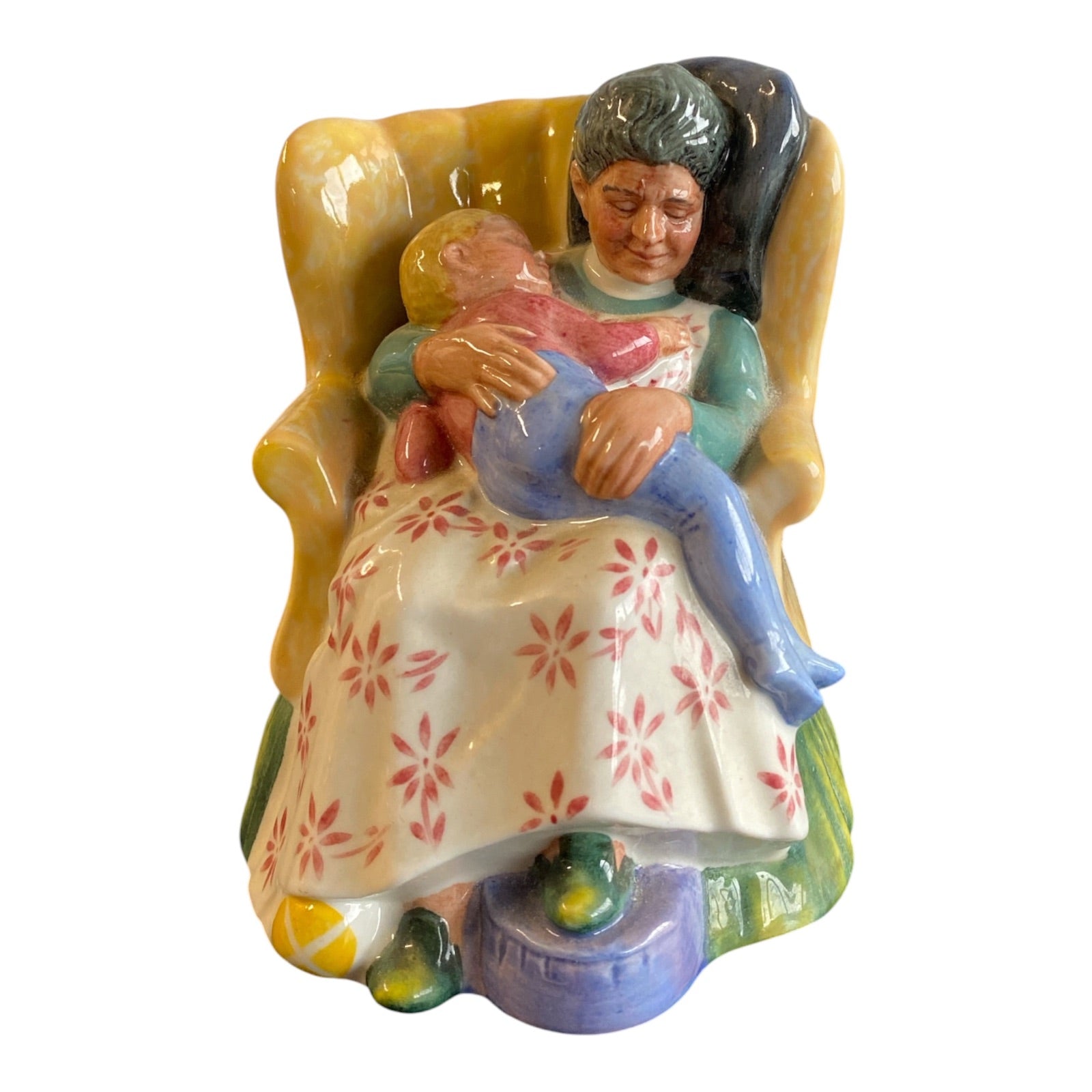 Royal Doulton "Sweet Dreams" HN2380 Bone China Figurine Grandmother & Child