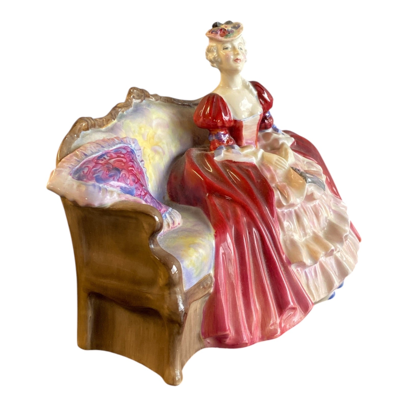 Royal Doulton "Belle of the Ball" HN1997 Bone China Figurine Victorian Lady