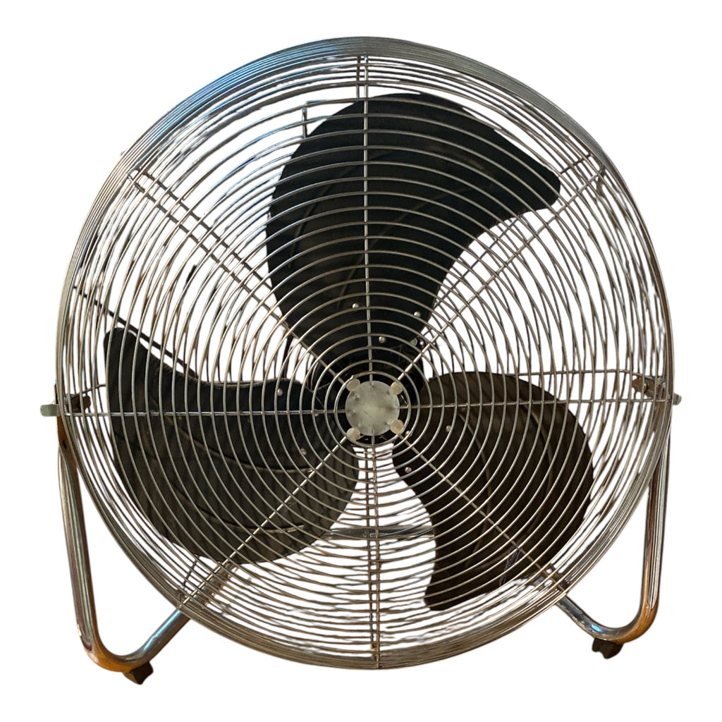 Patton High Velocity 20" Chrome Floor Fan Model U2-2003 — Industrial Workhorse