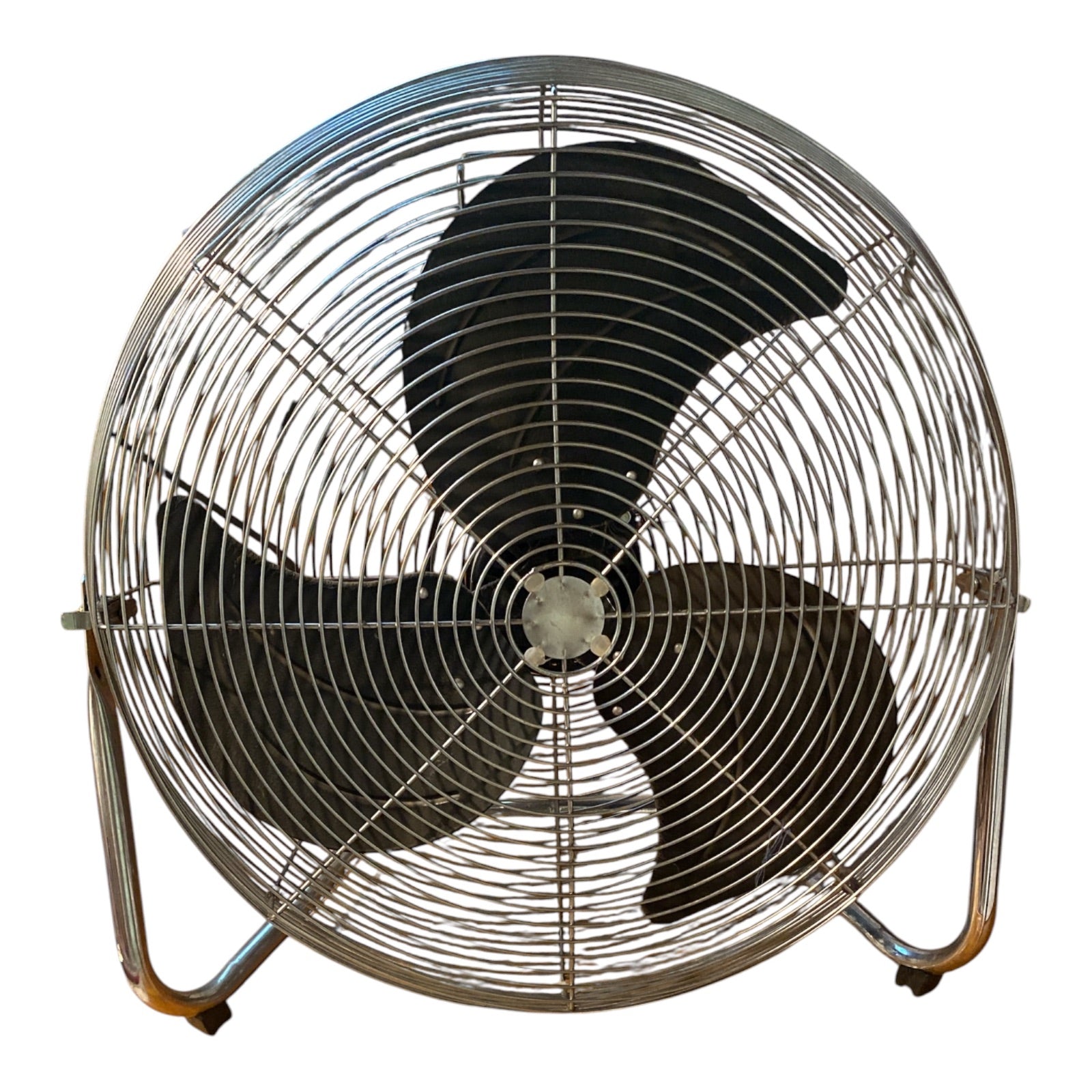 Patton High Velocity 20" Chrome Floor Fan Model U2-2003 — Industrial Workhorse