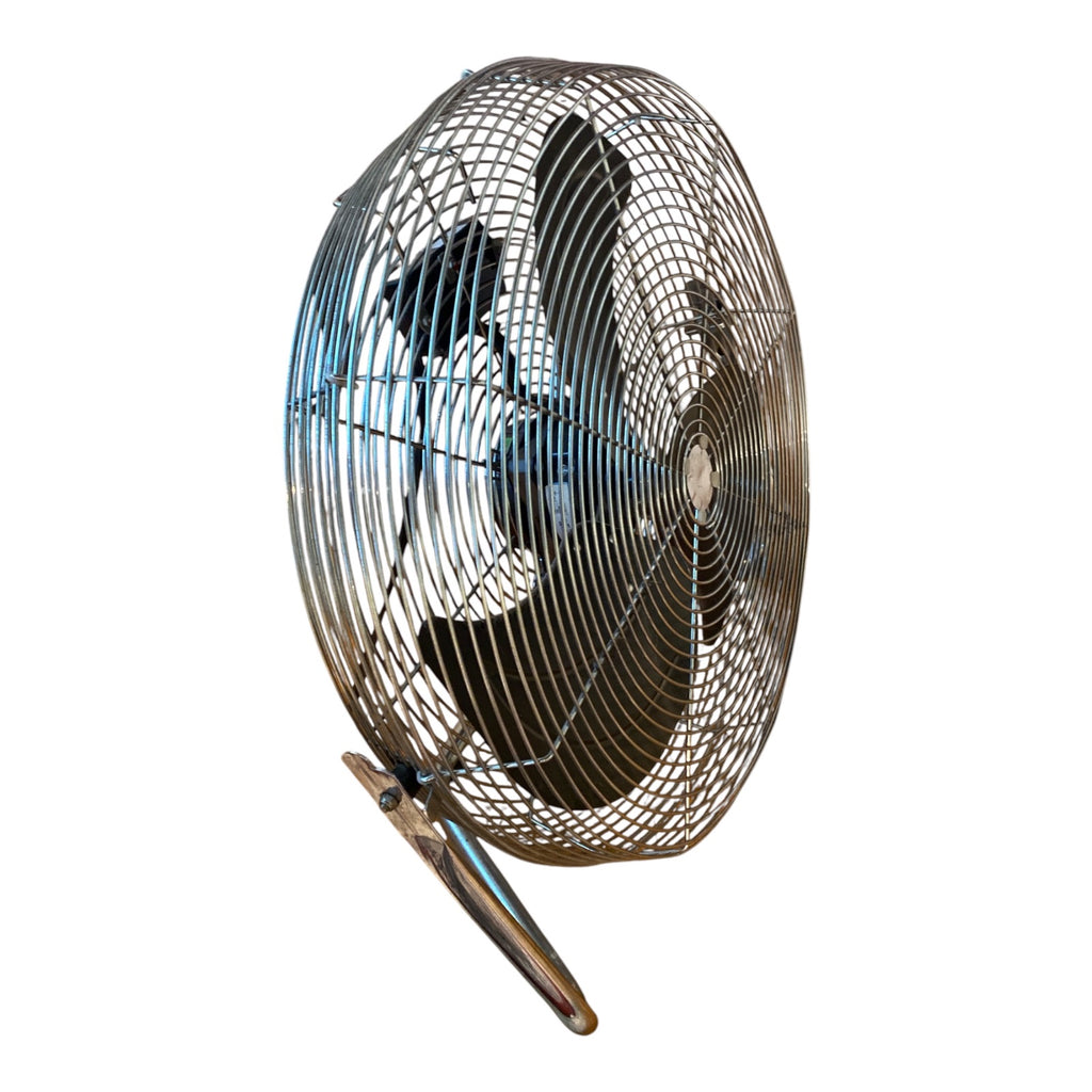 Patton High Velocity 20" Chrome Floor Fan Model U2-2003 — Industrial Workhorse