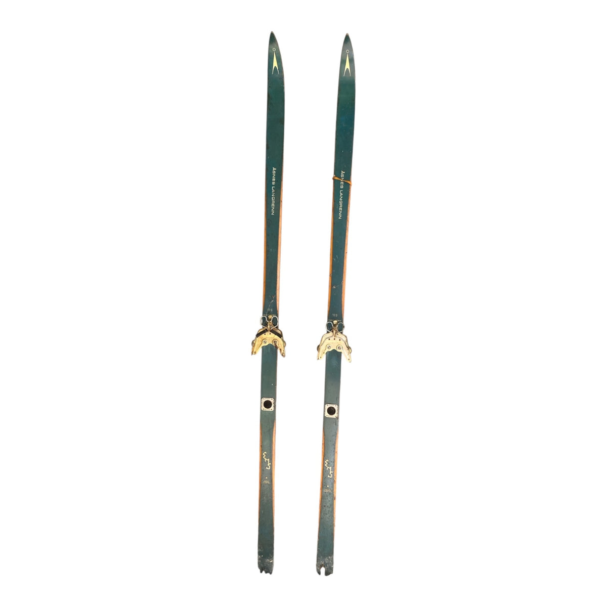 Ärnes Langrenn Vintage Norwegian Cross-Country Skis with Cable Bindings 170cm