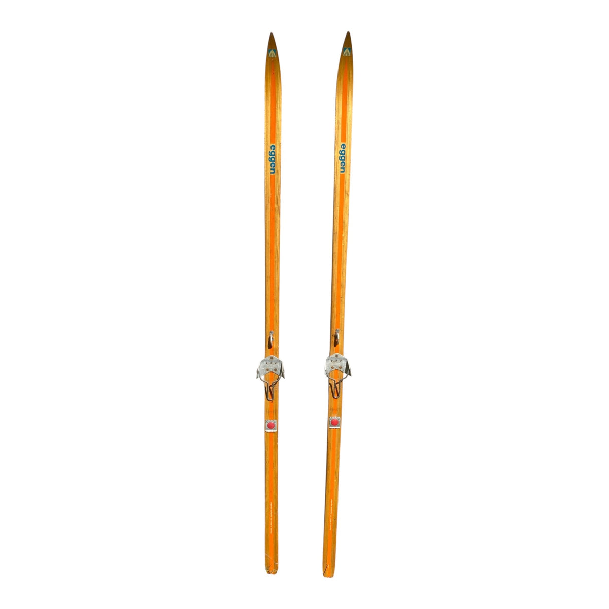 Eggen Norwegian Wooden Cross-Country Skis with Original Cable Bindings, 200cm