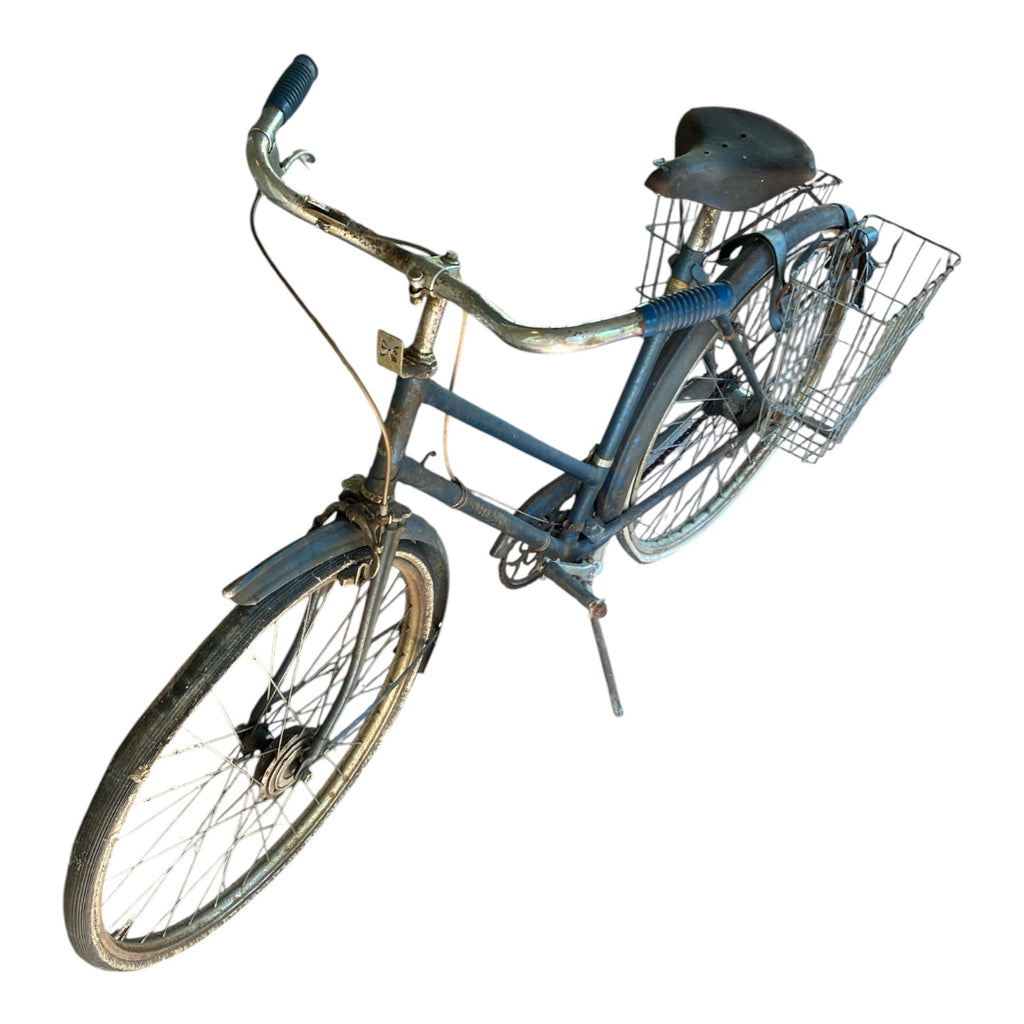 Vintage Humber Sports Ladies Step-Through Bicycle with Rear Basket, British Made
