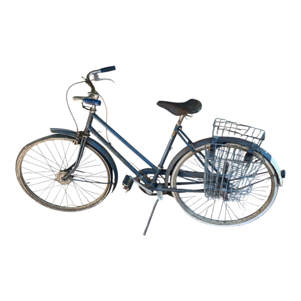 Vintage Humber Sports Ladies Step-Through Bicycle with Rear Basket, British Made