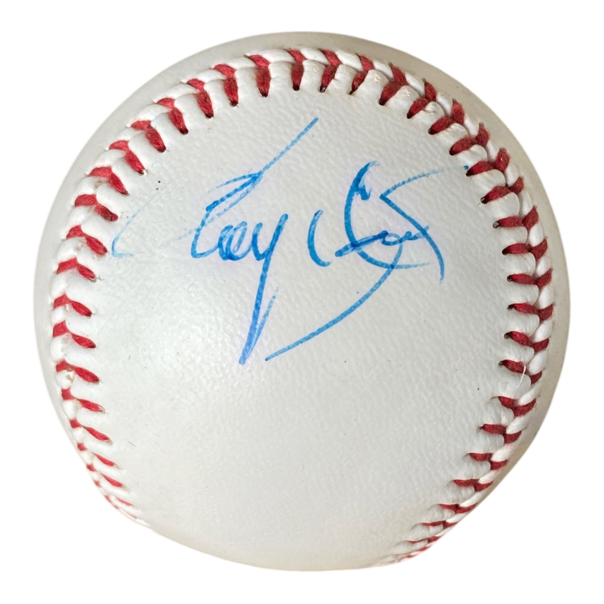 Signed Baseball on Rawlings Official League Ball - Blue Ink Autograph