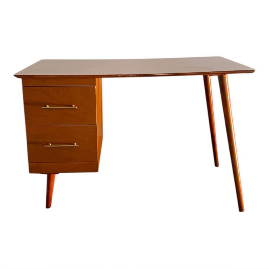 Midcentury Pedestal Desk – Sleek Simplicity