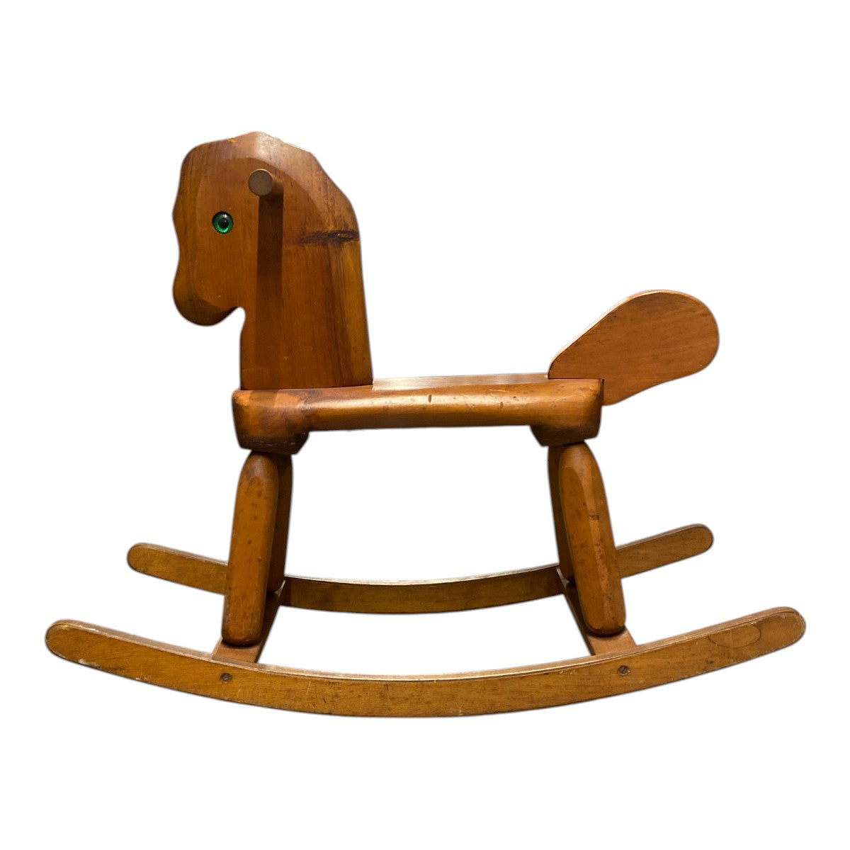 Solid Wood Children’s Rocking Horse – Classic Mid‑Century Style Toy