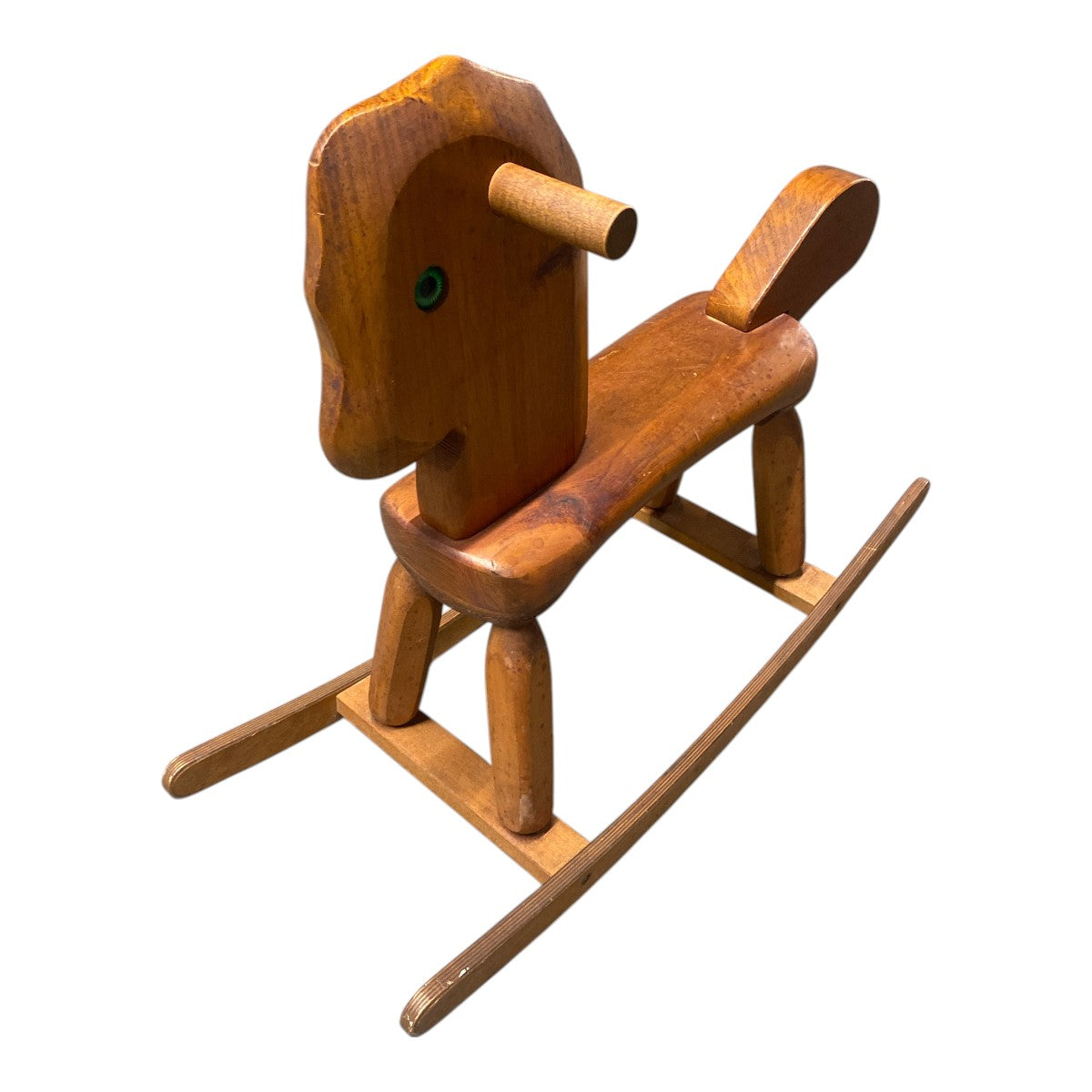 Solid Wood Children’s Rocking Horse – Classic Mid‑Century Style Toy