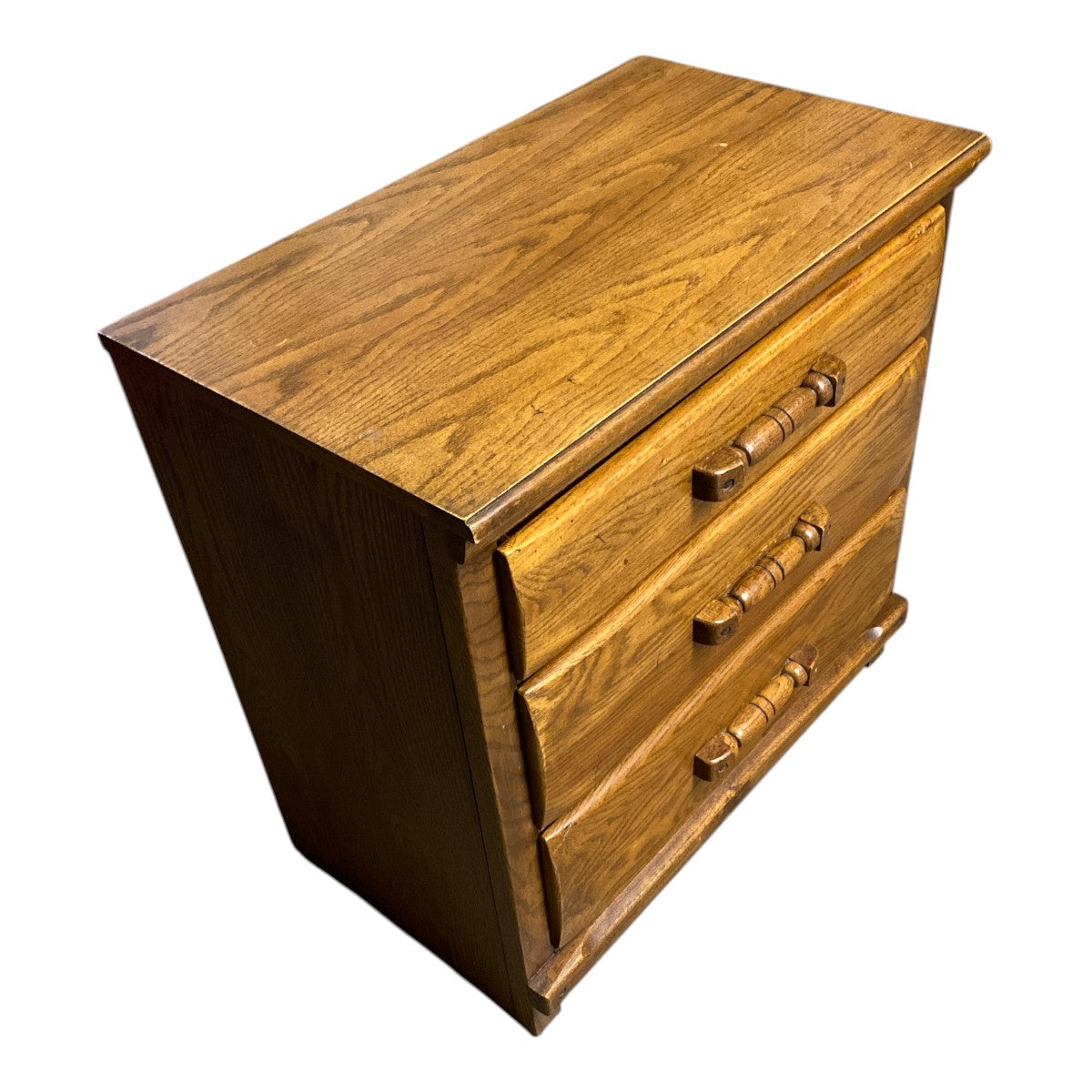 Vintage Young-Hinkle “Charter Oak” Solid-Wood 3-Drawer Dresser