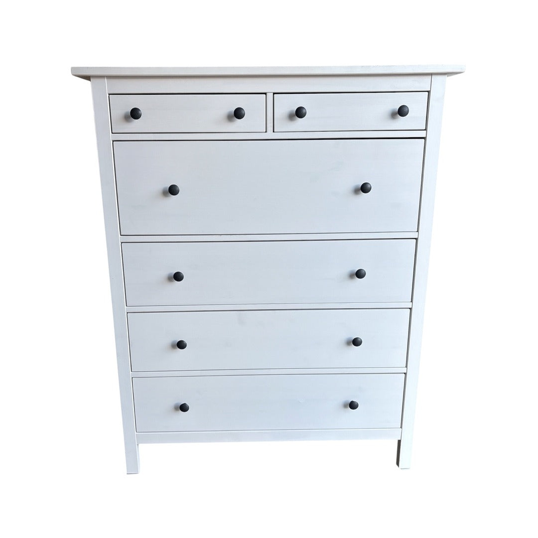 IKEA Hemnes 6-Drawer Chest in White Stain – Classic Scandinavian Storage