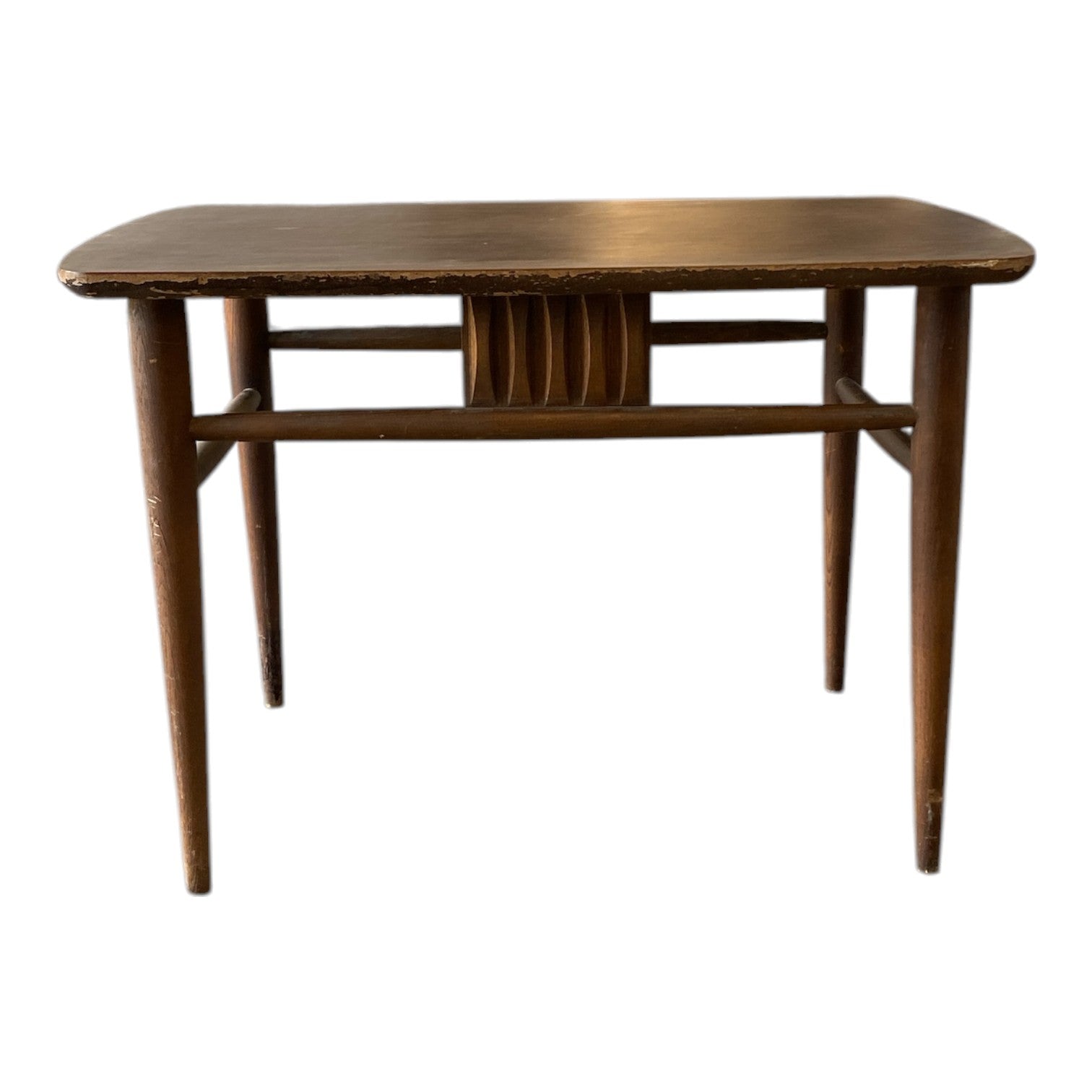 Vintage Mid-Century End Table — Solid Wood Project Piece