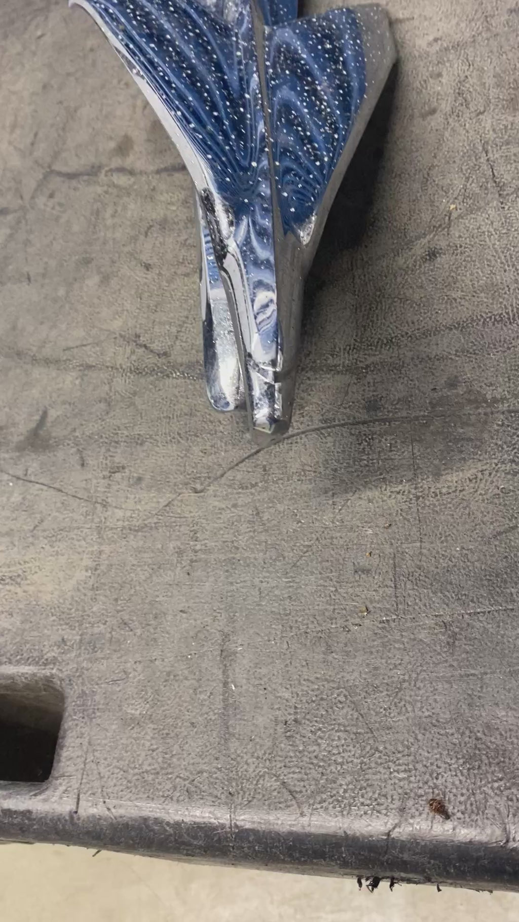 1955 Pontiac Star Chief Hood Ornament Chrome Flying Bird Mascot Original GM
