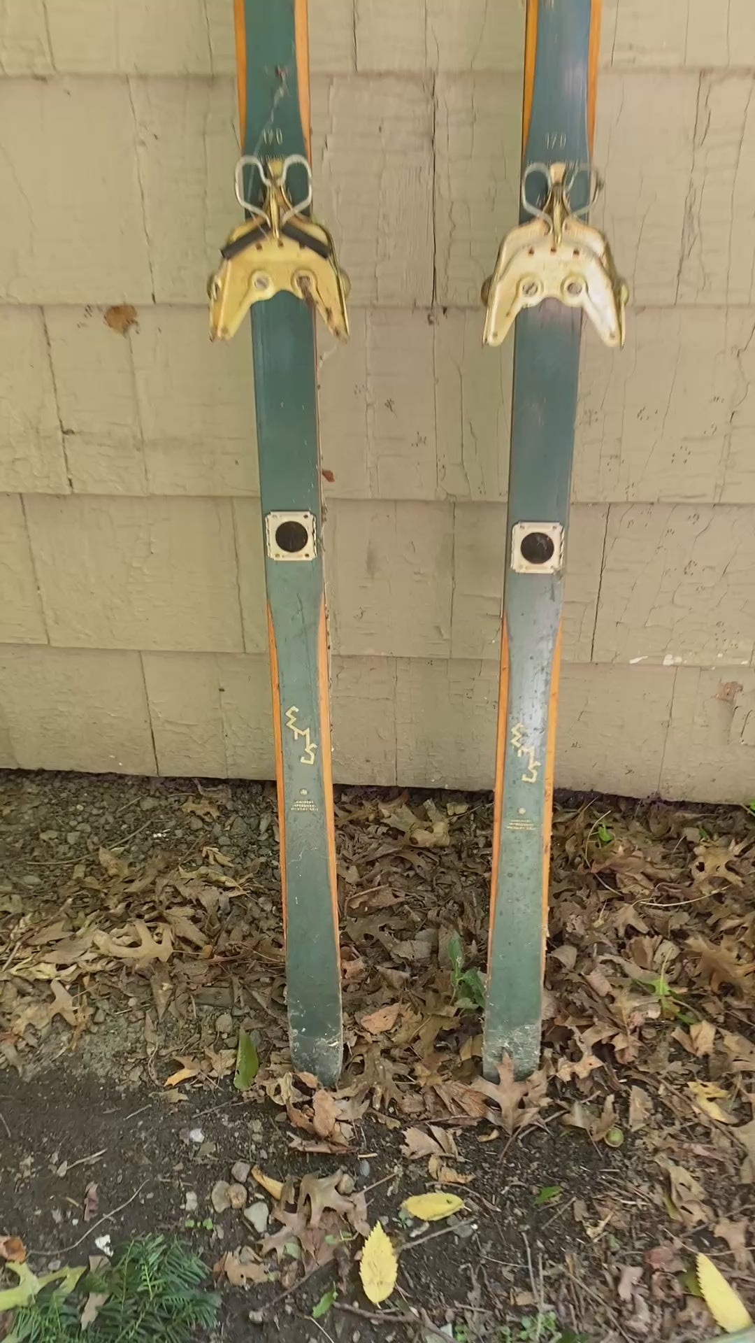 Ärnes Langrenn Vintage Norwegian Cross-Country Skis with Cable Bindings 170cm